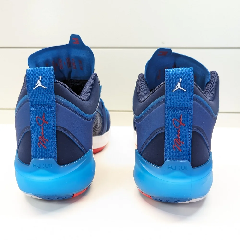 Air Jordan 37 Low Fraternity Basketball Blue Casual Sneakers size Men's 10